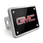 Gmc Logo Graphic Black Billet Aluminum 2" X Inch Tow Hitch Cover For Suv New. Price: $60.99.