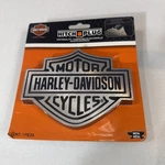 Harley Davidson Bar & Shield Orange Hitch Cover 2" 1.25" Receiver Plug Nos New. Price: $29.15.