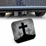 Beabes Christian Cross Car Rear Hitch Covers 2"X2" Inch, New. Price: $21.99.
