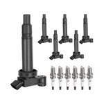 Ignition Coil Pack & Spark Plugs Compatible With V6 3.0 3.3 1999-2008 Lexus R... New. Price: $131.31.