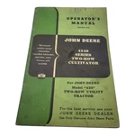 John Deere 4240 Series Two-row Cultivator Operator's Manual OM-N41-1155 Used. Price: $39.95.