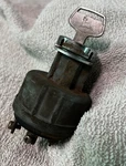 John Deere 650-1050 Tractor Ignition Key Switch Original Insignia Used. Price: $90.00.