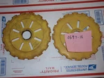 2 Lustran (plastic) International Harvester Ihc Planter Plate # C697-16 Used. Price: $11.00.