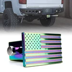 Xprite Aluminum Made Tow Trailer Hitch Cover W/ U.s. Flag For 2" Receivers - Neo New. Price: $27.99.