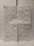 Genuine Tecumseh Engine Motor Gaskets Form No. 691233A 1995 Litho Page Used. Price: $30.37.