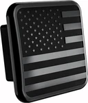 American Metal Flag Trailer Hitch Cover - Black, Fits 2'' Receivers New. Price: $16.79.
