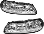 AUTOSAVER88 Headlight Assembly Compatible With 1997-2003 Chevy Chrome Housing New. Price: $127.72.
