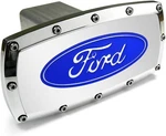 Tow Hitch Cover Plug Ford Polished Chrome 2-INCH Billet New. Price: $55.95.