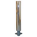 New 22" Tall Chrome Straight Exhaust Stack Fits John Deere Mt Mc 40 320. Price: $292.99.