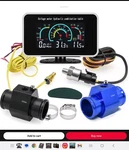 Lcd 3 In 1GAUGE(WATER Temperature/oil Pressure/voltage Gauges) New. Price: $18.50.
