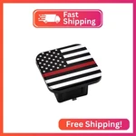 Swono American Flag Square Receiver Hitch Covers Vintage Thin Red Line Usa New. Price: $16.77.