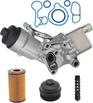 3MIRRORS Engine Oil Cooler Filter Assembly Adapter W/ Upgrade Gaskets... New. Price: $113.18.