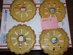 4 Lustran (plastic) International Harvester Ihc Planter Plate # C697-16 Used. Price: $22.00.
