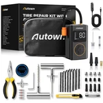 Autown Flat Tire Repair Kit With Compressor 54 Pieces For Car, Motorcycle... New. Price: $45.26.