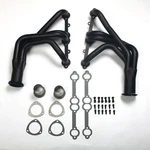 1-5/8 Small Block For Chevy Corvette 1963-1974 Coated Black Mid-length Headers New. Price: $168.00.