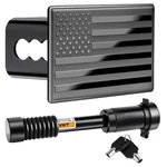 Metoware Trailer Hitch Covers, Heavy American Flag Metal For 2 In... New. Price: $37.31.
