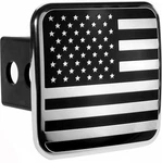 Inch Usa Black And Chrome Flag Hitch Cover Plug Fits 2" Receiver New. Price: $29.02.