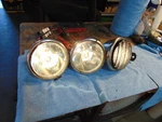 Set Of Stainless Cats Eye A-9235 6 Inch Driving Lights-all Work-ge HALOGEN-S4H Used. Price: $89.99.