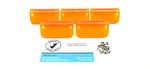 Brocks Lund Parts Amber Orange Moonvisor Lenses Set Of 5 W/ Screws Sun New. Price: $74.95.
