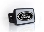 Eurosport Daytona Ford Black Logo Premium Tow Hitch Cover Plug Official New. Price: $39.95.