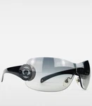 Vintage Chanel 4173 Cc Shield Black Sunglasses Early 2000S Pre-owned. Price: $474.00.