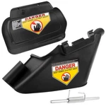 Lizewei 731-07131 987-02516A Side Discharge Chute And Hinged Mulching Black New. Price: $34.99.