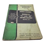 John Deere Models "l" And "m" Spreaders Series 51 Operator's Manual OM-C27-652 Used. Price: $24.95.