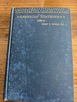 Antique 1894 John Adams American Statesmen Book Houghton Mifflin Riverside Press. Price: $25.00.