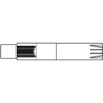 Splined Steering Shaft Fits 1550 1555 1600 1650 1655 1750 1755 1800 1850 1855 New. Price: $197.03.