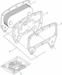 Oil Cooler Gasket Kit For Caterpillar C9 Engines To Match Oe# 4458630, 445-8630 New. Price: $168.43.