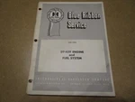 International Harvester Engine, Roosa Master, Pump Repair Manual Very. Price: $45.00.