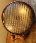 Vintage Tractor Light With Bulb Lens Number 924210 Cast Iron Mount 5963 Used. Price: $20.00.