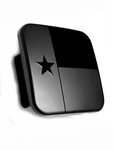 Texas State Metal Flag Hitch Cover Plug (fits 2" Receiver, Black) New. Price: $15.34.