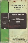 Farm Manual - John Deere 350 Side Delivery Rake Operator's (FM264) Used. Price: $23.24.