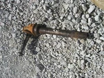 Ford 9N 2N Tractor Original Front Steering Shaft & Spindle Hub Used. Price: $75.75.