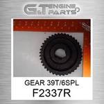 F2337R Gear 39T/6SPL Fits John Deere (surplus Open Box) New. Price: $198.47.