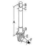Spindle D2NN3106B Fits Ford New Holland 3600. Price: $381.52.