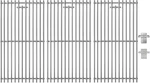 18 13/16" Cooking Grill Grids For Kitchenaid 720-0954 Grates Parts New. Price: $104.60.