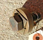 John Deere 40 Early Rear Axle Shaft Lock & Plate, S/n Prior To 68876, AM1528T Used. Price: $34.00.
