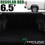 Topline For 1999-2007 Silverado/sierra 6.5 Feet Rubber Truck Bed Mat Liners -blk New. Price: $96.00.