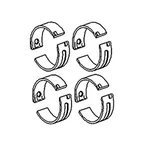 MB256 Fits Ford New Holland Tractor Main Bearing Set 5000 5600 5700 660. Price: $103.68.