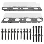 Exhaust Manifold Gasket And Bolt/strud Set Compatible With Chrysler Dodge Ram... New. Price: $82.60.