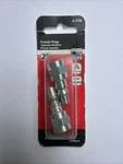 2 Pack Milton S-778 Female A-style Plug, 1/4 Inch, Fnpt, STEEL,300 Psi New. Price: $7.99.