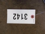 Tractor, Allis Chalmers 6140 Lever Guide, Tag #3142 Used. Price: $20.00.
