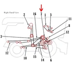 Belt - Cylinder Intermediate Drive Fits John Deere 6600 7700 6620 7720 8820 H161 New. Price: $178.61.