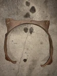 Farmall Ih Tractor Original Radiator Fan Shroud Cover Guard Used. Price: $25.00.