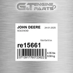 RE15661 Solenoid Fits John Deere (surplus Open Box) New. Price: $357.50.