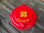 Gale K206 Mi Corn Planter Vintage Cast Lid Repainted Very Nice To Display Used. Price: $109.95.