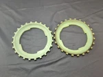 (2) Vintage John Deere B7-24X Lustran Planter Plate Food Plot Sweet Corn Kernel Used. Price: $17.00.