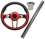 Rhox Aviator Yamaha G14 G16 G19 G22 Golf Cart Steering Wheel Kit - Red New. Price: $175.00.